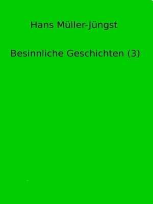 cover image of Besinnliche Geschichten 3